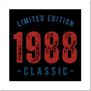 Limited Edition Classic 1988 Posters and Art